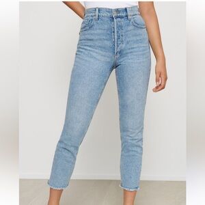 Dynamite Rosie Slim Leg Ankle High Rise Jeans Day Flower Authentic Wash